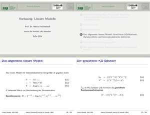 Allgemeines Lineares Modell (2x2)