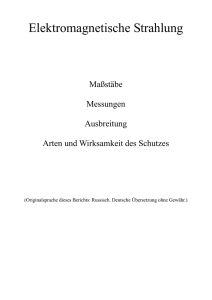 E-Smog-Studie von Igor Orzelsky in deutsch