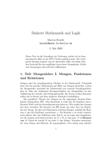 Diskrete Mathematik und Logik