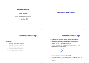 Kardinalitätsmatchings