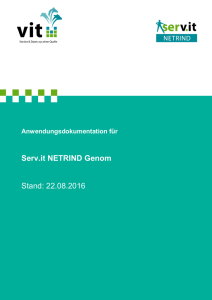Serv.it NETRIND Genom Stand: 22.08.2016