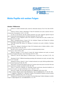 Weite Pupille mit weiten Folgen