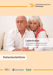 Patientenleitlinie Leberkrebs