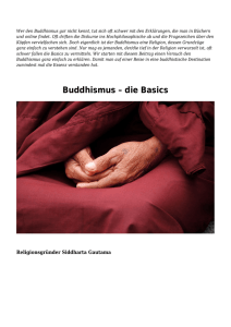 Buddhismus ganz einfach erklärt