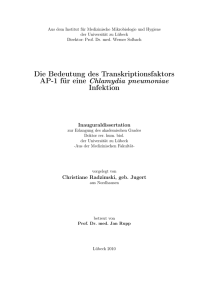 Dissertation von Christiane Radzimski