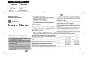 Tonsipret® Tabletten