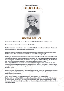 hector berlioz - RESTAURANT BERLIOZ