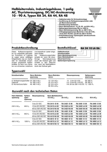 Technisches Datenblatt (Deutsch)