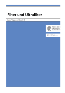 Filter und Ultrafilter