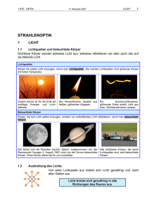 STRAHLENOPTIK