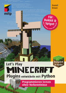 Let`s Play MINECRAFT: Plugins entwickeln mit Python - mitp