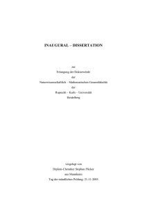 inaugural – dissertation