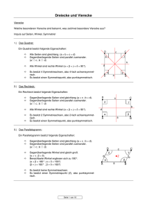 Dreiecke und Vierecke