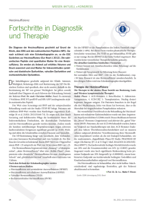 Fortschritte in Diagnostik und Therapie