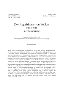 Walker einen Algorithmus