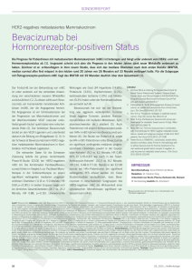 Bevacizumab bei Hormonrezeptor-positivem status