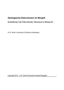 Geologie-Exkursionen im Bergell von H. R. Wenk herunterladen
