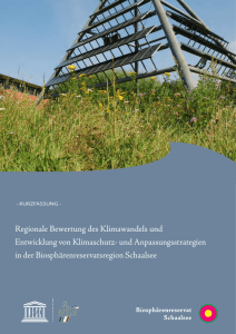 Regionale Bewertung des Klimawandels und Entwicklung von