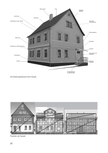 Die Gliederungselemente einer Fassade Proportion der Fassade