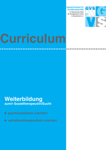 Curriculum - Gesamtverband für Suchthilfe
