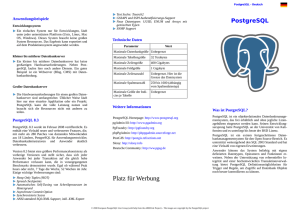 PostgreSQL Flyer - PostgreSQL wiki