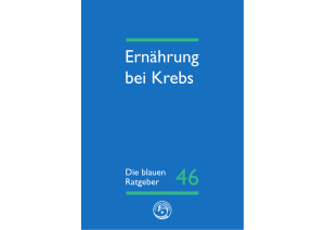 Ernährung bei Krebs - Das Klinikum Ingolstadt