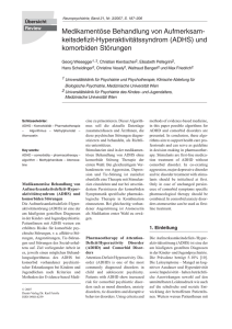 Pharmacotherapy of attention-deficit/hyperactivity disorder