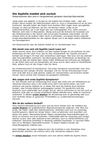 Tipps und Infos zur Syphilis - Aids-Hilfe Dresden eV