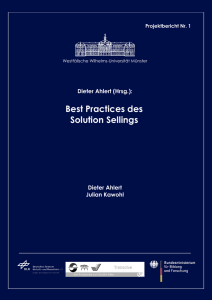 Best Practices des Solution Sellings