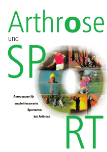 Sport und Arthrose