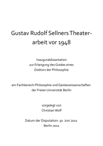 Gustav Rudolf Sellners Theater