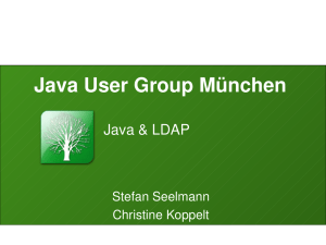Java und LDAP - Stefan Seelmann