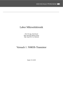 Labor Mikroelektronik Versuch 1: NMOS
