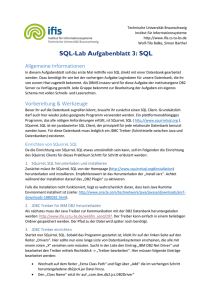 SQL-Lab Aufgabenblatt 3: SQL - IfIS