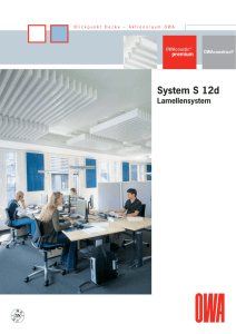 System S 12d - Odenwald Faserplattenwerk GmbH