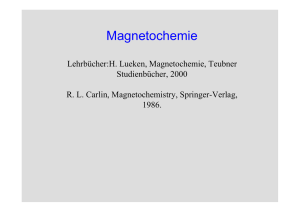 Magnetochemie