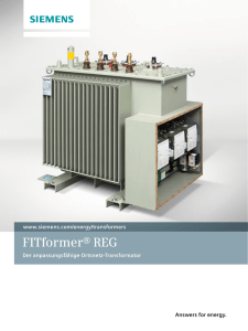 FITformer® REG - Siemens Schweiz AG