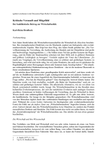 Der buddhistische Beitrag zur Wirtschaftsethik - Karl