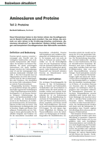 Aminosäuren und Proteine