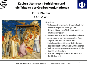 Keplers Stern von Bethlehem und die Trigone der Großen