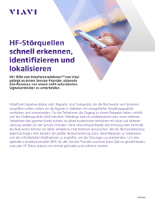 HF-Störquellen schnell erkennen, identifizieren und lokalisieren