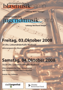 Konzertprogramm 2008