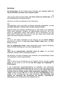 Der Koran - Zeltmacher