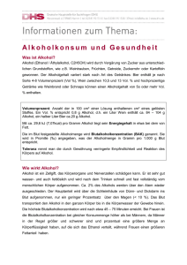Überschrift: Arial, 20 Punkt - Deutsche Hauptstelle für Suchtfragen e.V.