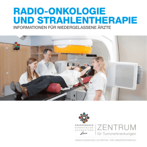 radio-onkologie und strahlentherapie