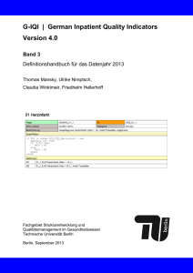 PDF, 1,4 MB - Strukturentwicklung und Qualitätsmanagement im