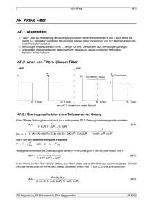 AF. Aktive Filter