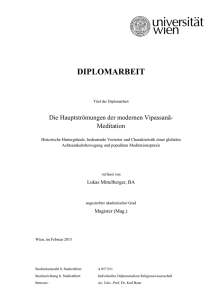 diplomarbeit - Institut für Religionswissenschaft