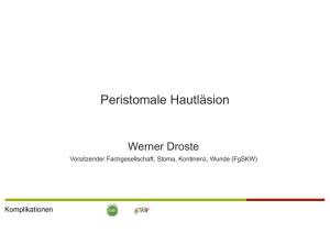 Peristomale Hautläsion