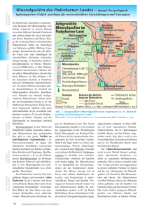 Mineralquellen des Paderborner Landes – Spiegel der geologisch